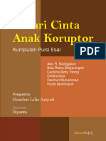 Kumpulan Puisi Penari Cinta Anak Koruptor