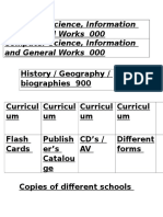 Computer Science, Information and General Works 000 Computer Science, Information and General Works 000