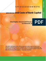 Benefits and Costs of Bank Capital