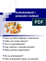 Antioksidanti I Slobodni Radikali