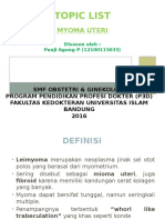 Diagnosis Mioma Uteri-Panji