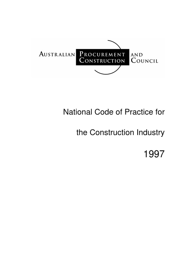 National Code of Practice for Construction | PDF | Occupational Safety ...
