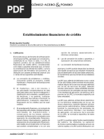 Establecimientos Financieros de Credito