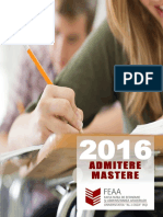 Brosura Admitere Mastere 2016