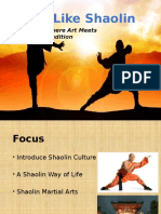 Live Like Shaolin