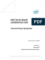 Manual Intel S3210SH