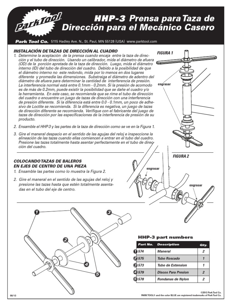 HHP3 Instructions and Parts Diagram PDF Vehículos de propulsión