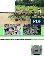 Produk Domestik Regional Bruto Kabupaten Sukabumi Menurut Lapangan Usaha Tahun 2010 2014