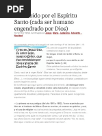Concebido Por El Espíritu Santo