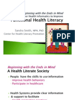 S09: Beginning With The End in Mind - Consumer Health Informatics To Enhance Functional Health Literacy