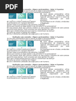 Prova Com Consulto Sobre Os Protozoários e as Algas