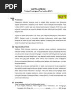 JUSTIFIKASI TEKNIS