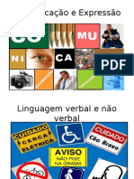 Linguagem Verbal e Não Verbal