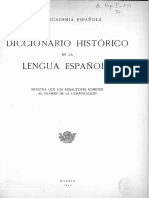 Muestra Del Diccionario Histórico de La Lengua Española
