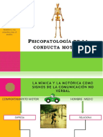 Psicopatología de La Conducta Motora