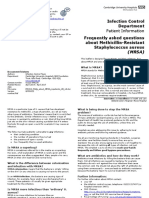  MRSA for Inpatients CAMBRIDGE HOSPITALS