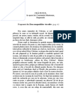 CRACIUNUL in Opera Lui Constantin Munteanu Fragmente Din Romanele Sale