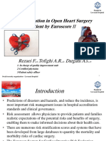 Risk Evaluation in Open Heart Surgery Patient by Euroscore II