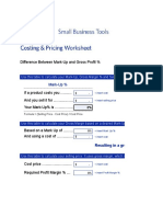 Costing and Pricing Mark Up Vs Gross Profit v3