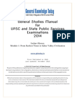 General Studies Manual For UPSC and State Public Services Examinations 2014