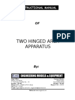 Two Hinged Arch Apparatus Manual