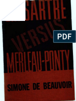 Beauvoir, Simone - Sartre Versus Merleau-Ponty PDF