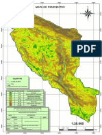 Mapa de Pendientes - Cachimayo
