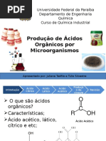 Produção de Ácidos Orgânicos