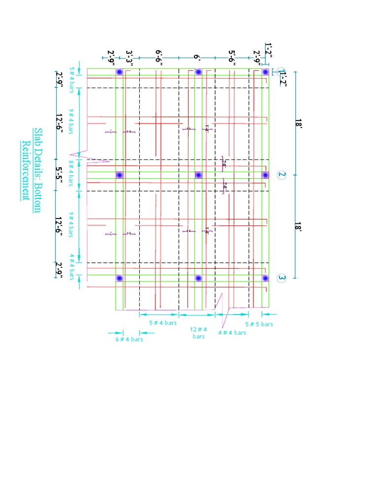 Slab Bottom Reinforcement Details | PDF