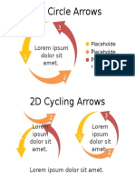 2D Circle Arrows: Lorem Ipsum Dolor Sit Amet