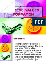 Filipino Citizen Values Formation