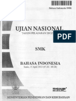 Soal UN Bahasa Indonesia SMK 2013