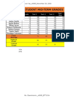 Grades Assignment