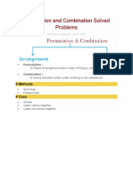 Permutation and Combination Solved Problems