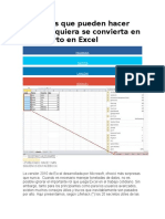 Utilidades de EXCEL