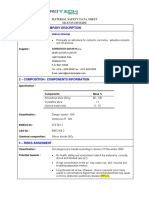 Microsilica MSDS