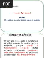 Controle Operacional - Operação e Manutenção de Redes de Esgotos