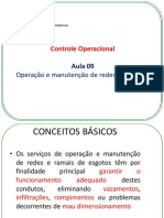 Controle Operacional - Operação e Manutenção de Redes de Esgotos