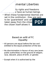 Fundamental Liberties (1)
