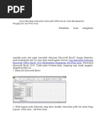 Cara Mencetak Dokumen Microsoft Office Excel 2010 Berdasarkan Pengaturan Set Print Area