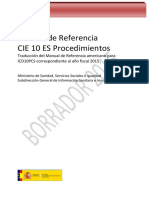 CIE10ES 2015 Procedimientos M Referencia