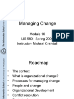 Managing Change