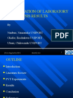 Interpretation of Laboratory PVT Analysis Results