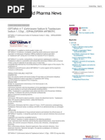 CEFTARVA ® T (Ceftriaxone Sodium & Tazobactam worldpharmanews-in