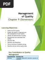 6 Quality Management-Ch-9 (Stevenson)