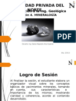 Sesión. Mineralogía