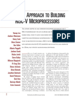 An Agile Approach To Building RISC-V Microprocessors"