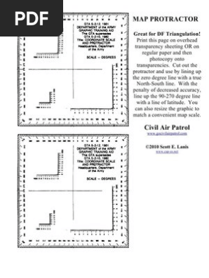 CAP Map Protractor