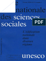L'Édification Nationale Dans Diverses Régions, UNESCO, 1971