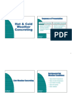 Lecture 10-Hot & Cold Weather Concreting